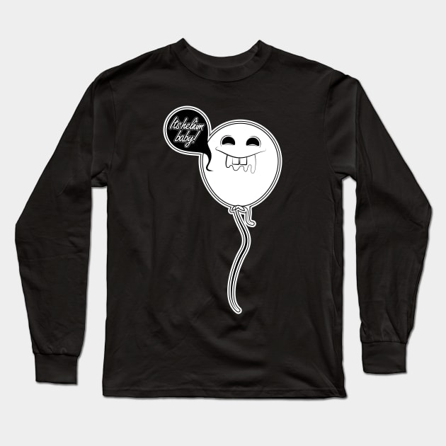 Helium Balloon Long Sleeve T-Shirt by ORTEZ.E@GMAIL.COM